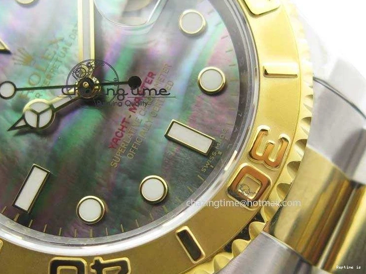 1227 MultiPurpose Yacht-Master 116622 JF Best Edition SS YG Gray MOP Dial On Bracelet A 3863